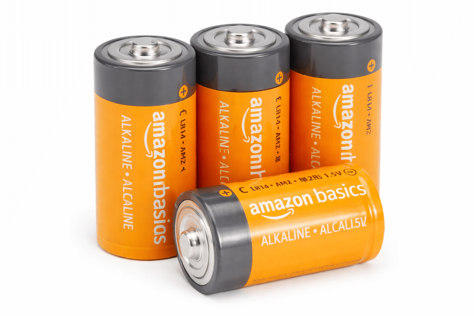 Amazon Basics C Alkaline Batteries – 4 Pack